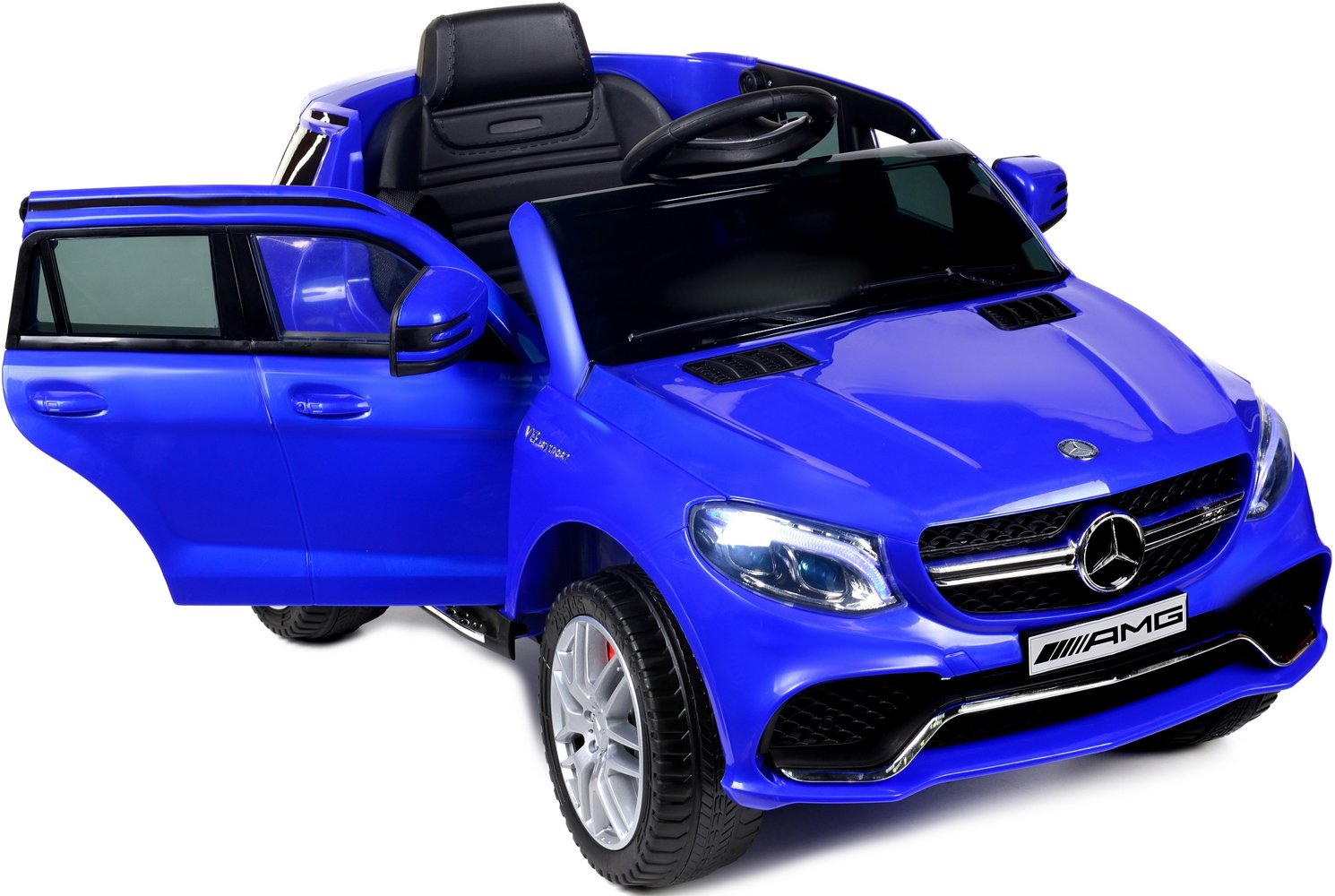 Mercedes Benz GLE 63 S AMG na licencji niebieski Dla