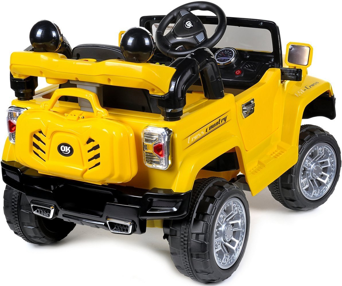 Pojazd akumulatorowy dla dzieci terenowy żółty Dla